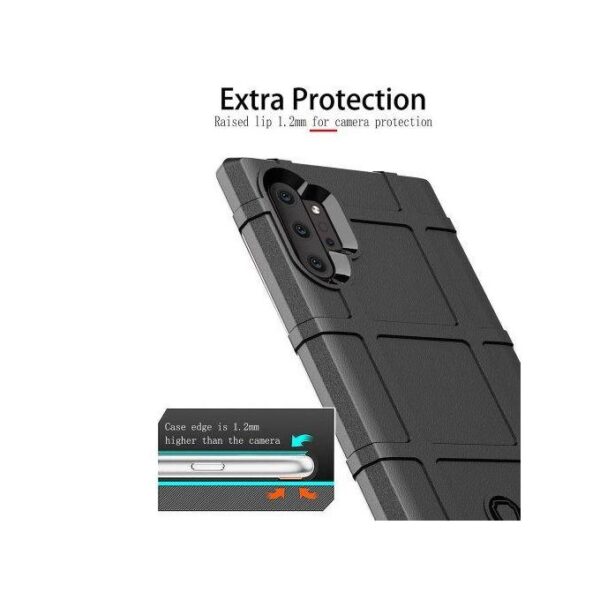 Note 10 plus Case, LABILUS (Rugged Shield Series) TPU Thick Solid Rough Armor Tactical Protective Cover Case - Image 9