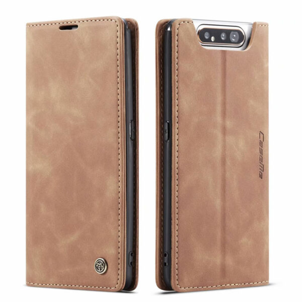 CaseMe Samsung Galaxy A80/A90 Retro Leather Wallet Case - Image 12