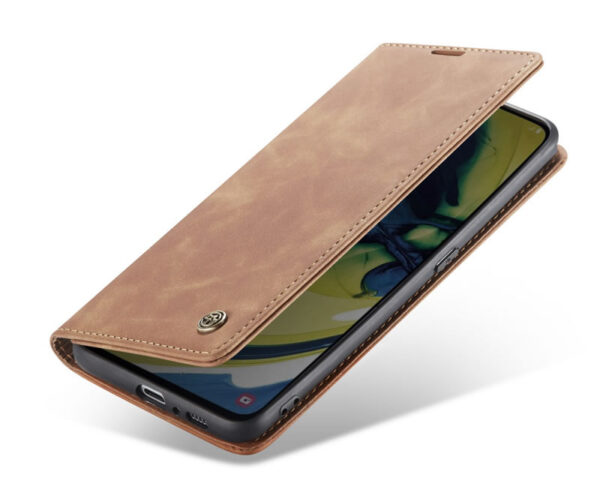 CaseMe Samsung Galaxy A80/A90 Retro Leather Wallet Case - Image 14