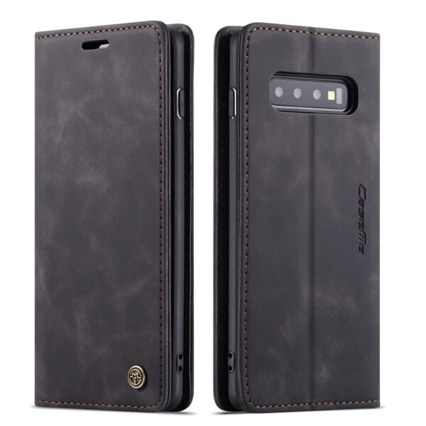 CaseMe Samsung Galaxy S10 Series Retro Leather Wallet Case - Image 14