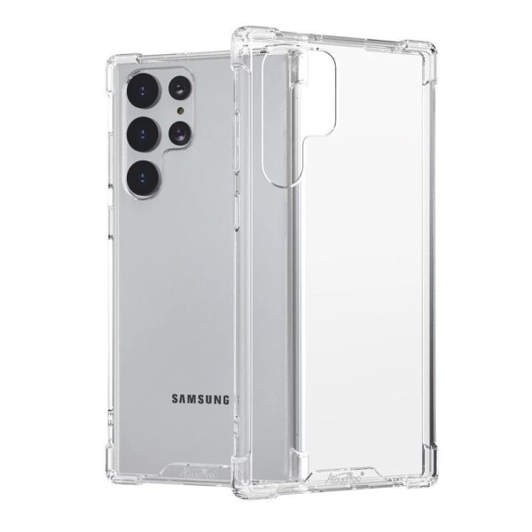 Samsung Galaxy S21 Ultra, S22 Ultra and S23 Ultra Premium Anti Burst Case Shockproof Armour Soft Transparent - Image 14