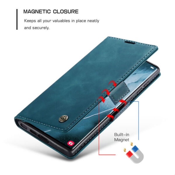 Samsung Galaxy S21 Ultra,S22 Ultra, S23 Ultra and S24 Ultra Premium CaseMe Flip Leather Cover - Image 6