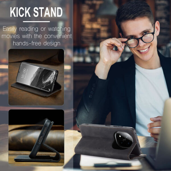 VIVO V29, V30,V40 Lite and V40/V40 Pro CaseMe Soft Slim Folio Flip PU Leather Wallet Case - Image 14