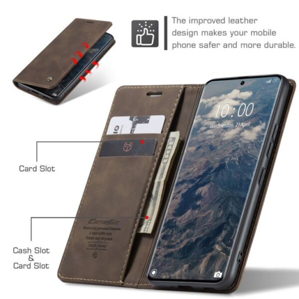 CaseMe Tecno Spark 30C,Camon 30, Camon 40 and 40 Pro Premium Flip Leather Cover for Tecno Phones - Image 20